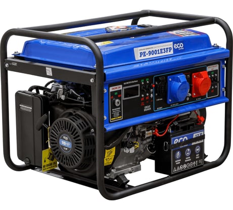 Бензиновый генератор ECO PE-9001E3FP