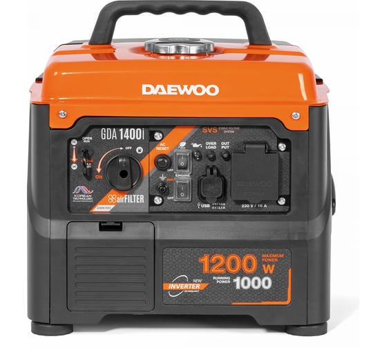 Бензиновый инверторный генератор Daewoo GDA 1400i