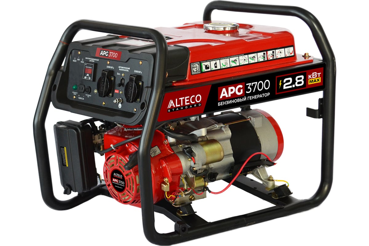 Бензиновый генератор ALTECO APG 3700 ( N ) Standard ALTECO (2211) 26612 -  выгодная цена, отзывы, характеристики, фото - купить в Москве и РФ