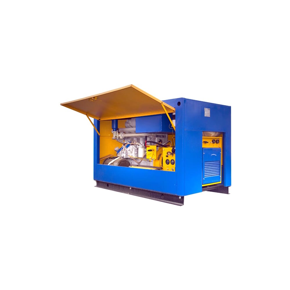 Сварочная электростанция на раме Уралтермосвар АДД-4004МВ Д-242 ...