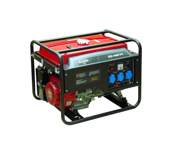 Бензиновый генератор Elitech БЭС 6500 РХ