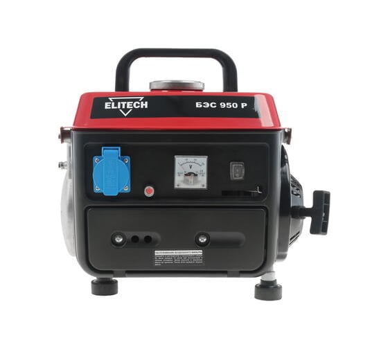 Бензиновый генератор Elitech БЭС 950 Р