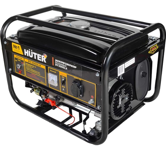 Бензиновый электрогенератор Huter DY3000LX с электростартером 64/1/10