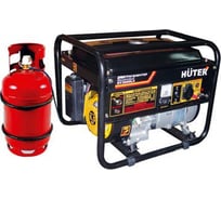 Электрогенератор Huter DY5000LX бензин + газ
