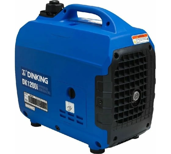 Бензиновый генератор Dinking DK1200i инверторный, 1,2 кВт, 230 В, 50 Гц, DK145, бак 2,5 л ГЕН016