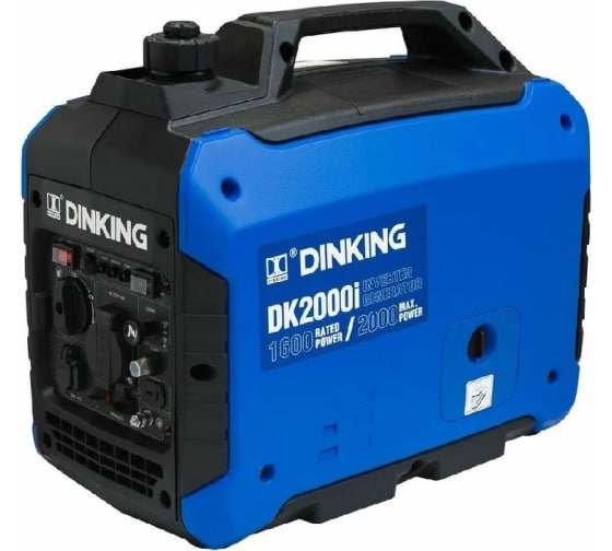 Бензиновый генератор Dinking DK2000i инверторный, 2 кВт, 230 В, 50 Гц, DK148, бак 4.3 л ГЕН017 1