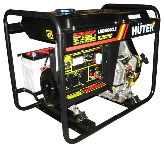 Дизельный генератор Huter LDG5000CLE 64/2/3