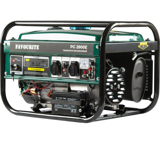 Генератор бензиновый FAVOURITE PG 2800E 2,8 кВт, 7 л.с. электростартер 160002801