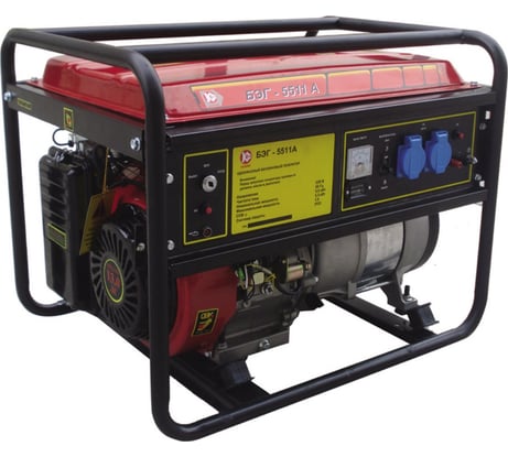 Бензиновый генератор Калибр БЭГ-5511 А 00000044622