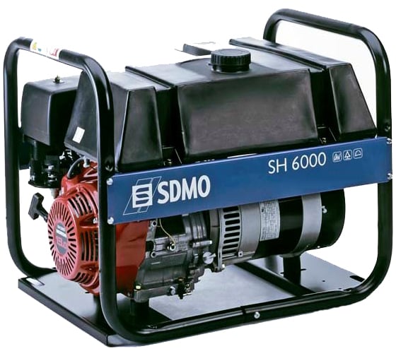 Бензиновая электростанция Sdmo SH 6000 -C (SH 6000-S)