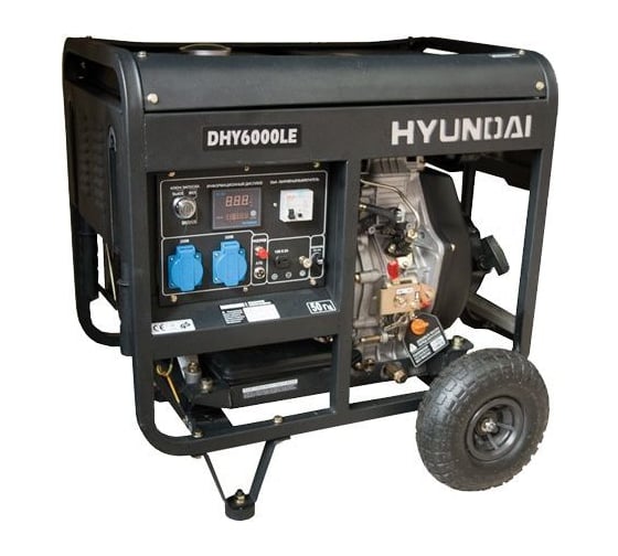 Дизельный генератор Hyundai DHY6000LE