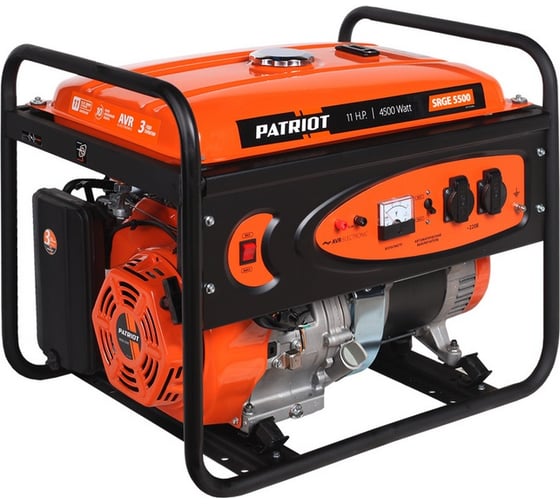 Бензиновый генератор PATRIOT SRGE 5500 1