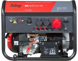 Fubag с электростартером и коннектором автоматики bs 8000 da es — фото 3
