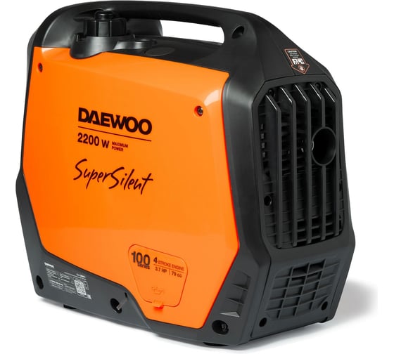 Бензиновый инверторный генератор в шумозащитном кожухе DAEWOO GDA 2500Si