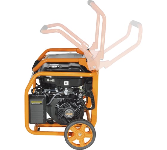 Генератор CARVER PPG- 3600АM бензин LT-168F-1, 2,5/2,8 кВт, 220В, бак 15 л, колеса 01.020.00026