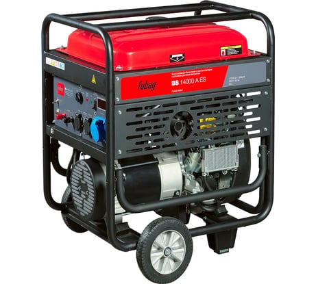 Бензиновая электростанция с электростартером и коннектором автоматики FUBAG bs 14000 a es 641055