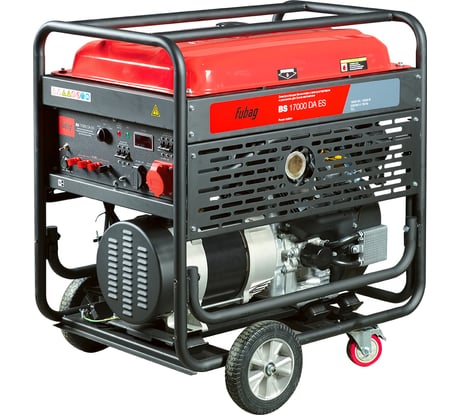 Бензиновая электростанция с электростартером и коннектором автоматики FUBAG bs 17000 da es 641058