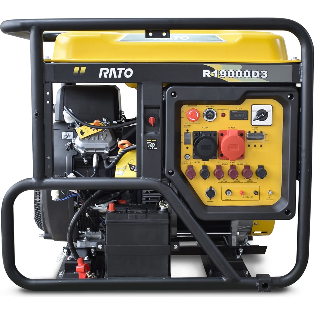 Бензогенератор э/c + подготовка к автозапуску RATO R19000DA-T ...