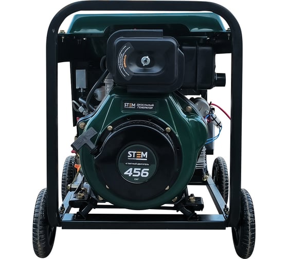 Дизельный генератор STEM Techno s5500de (5,5кв, электростартер, дисплей, подогрев) ГЕН018