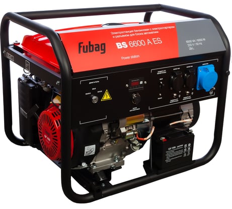 Бензиновая электростанция FUBAG BS 6600 A ES с возможностью подключения блока автоматики