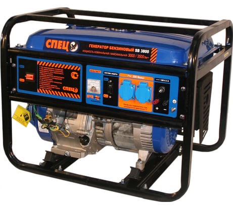 Бензиновый генератор СПЕЦ-SB-3800