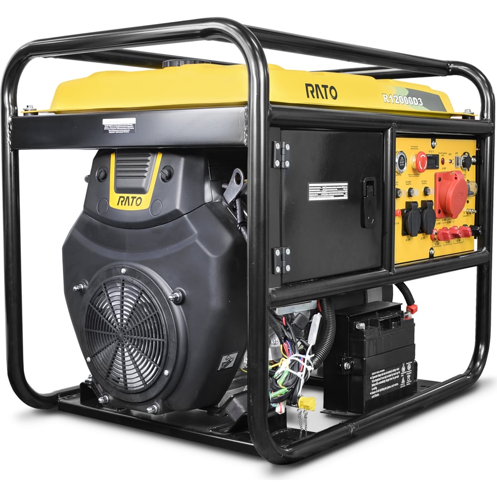 Бензогенератор э/c + подготовка к автозапуску RATO R12000DA-T ...