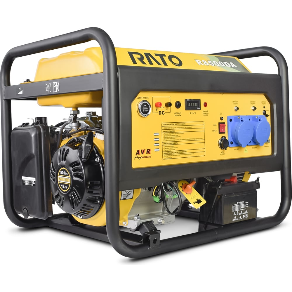 Бензогенератор э/c + подготовка к автозапуску RATO R8500DA - выгодная ...