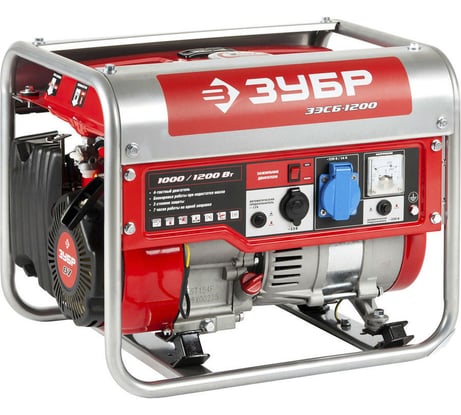 Бензиновый генератор Зубр ЗЭСБ-1200