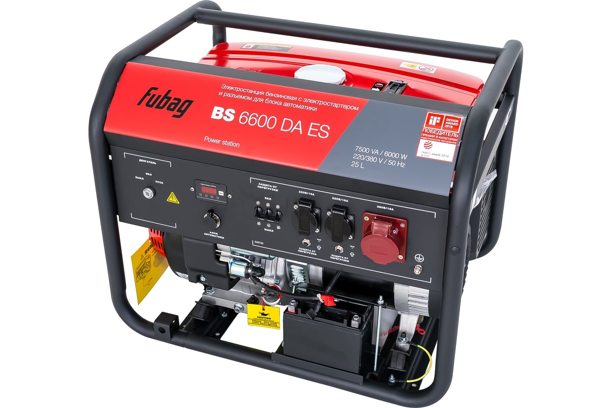 Бензиновая электростанция FUBAG BS 6600 DA ES - выгодная цена, отзывы .