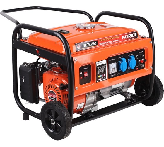 Бензиновый генератор PATRIOT SRGE 3800 474103047