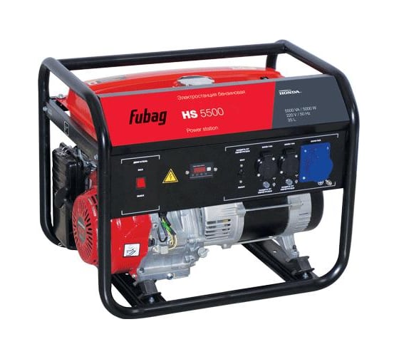 Бензиновая электростанция с двигателем Honda FUBAG HS 5500 568284