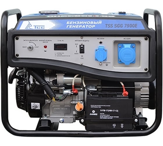Бензиновый портативный генератор ТСС TSS-SGG-7500Е 006491 1