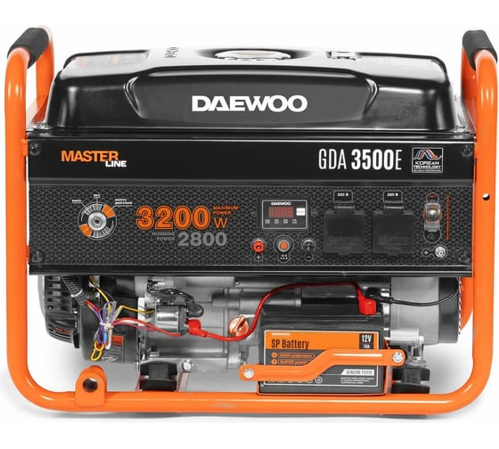 Бензиновый генератор с электрозапуском Daewoo GDA 3500E
