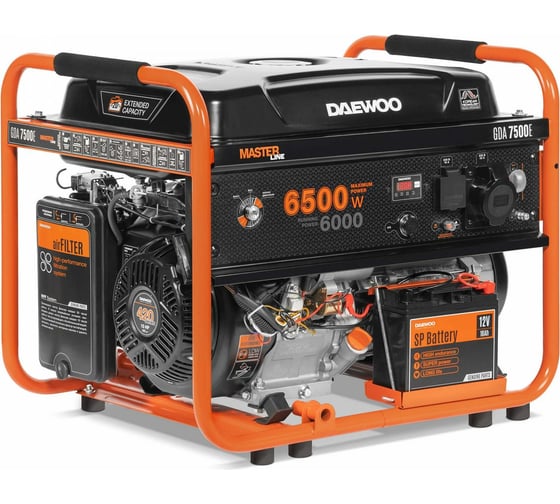 Бензиновый генератор DAEWOO GDA 7500E - выгодная цена, отзывы .