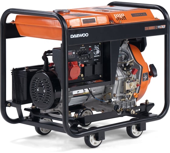 Дизельный генератор с возможностью подключения ATS Daewoo DDAE 6000XE-3 1