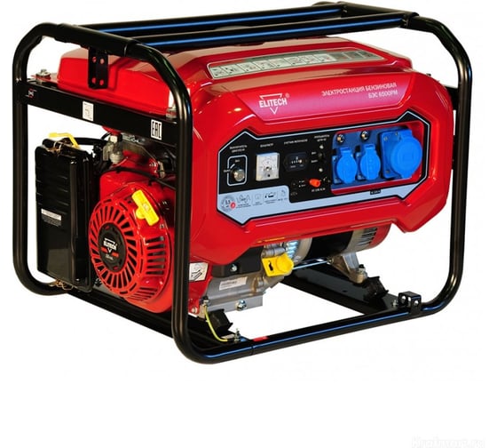 Генератор Elitech БЭС 6500РМ 181320