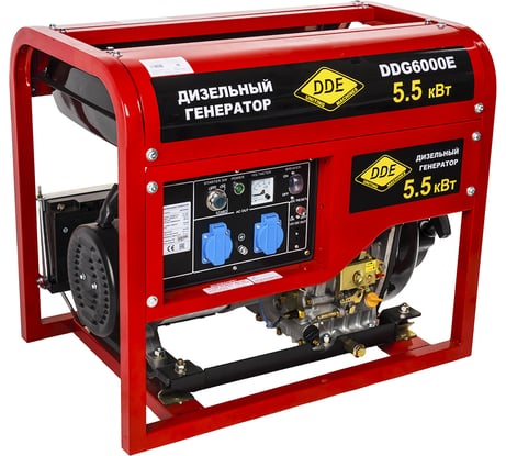 Дизельный генератор DDE DDG6000E