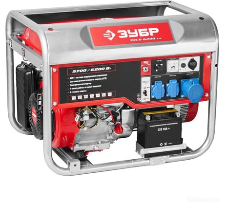 Бензиновый генератор Зубр ЗЭСБ-6200-ЭА