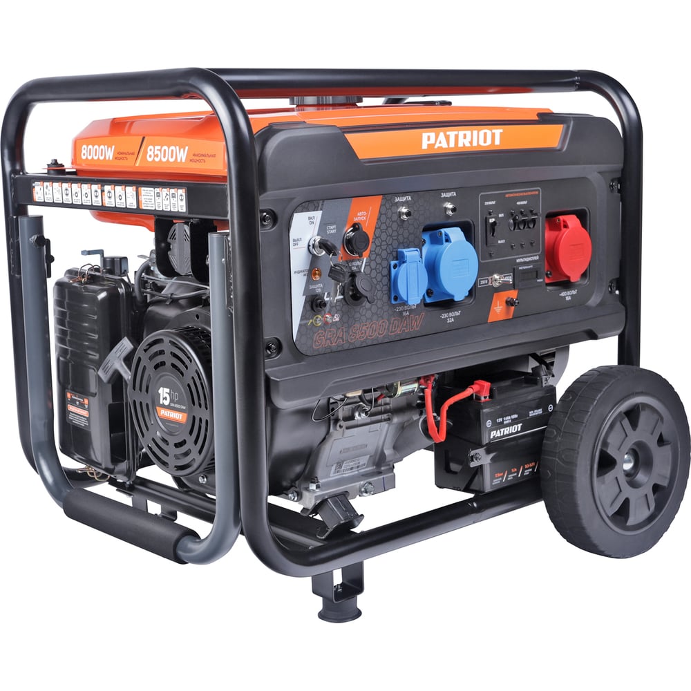 Бензиновый генератор Patriot GRA 8500DAW 472102183 - выгодная цена ...