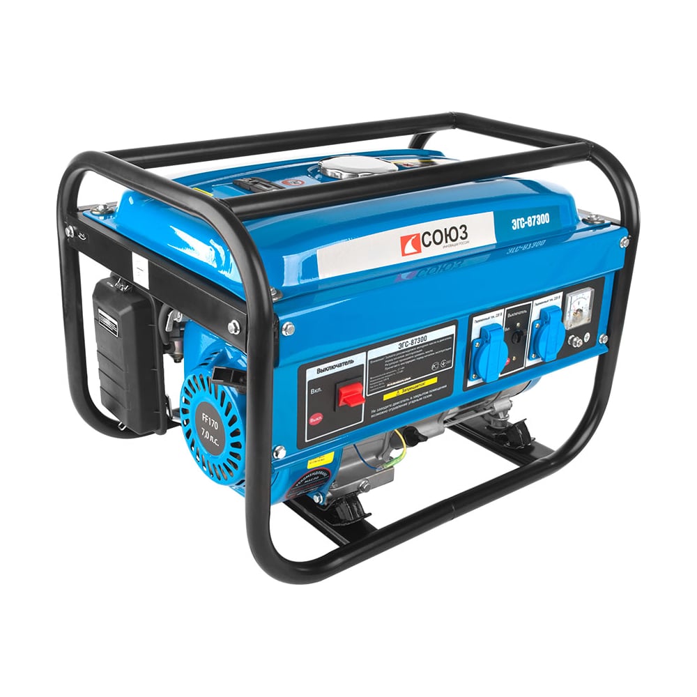 Бензогенератор 2800 Вт Союз ЭГС-87300 - выгодная цена, отзывы ...