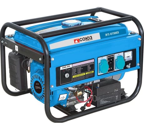 Бензогенератор 2800 Вт Союз ЭГС-87300Э
