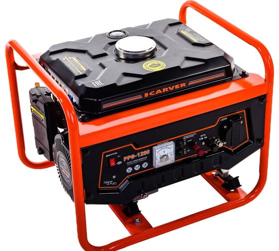 Бензиновый генератор CARVER PPG-1200 LT-156F 01.020.00002
