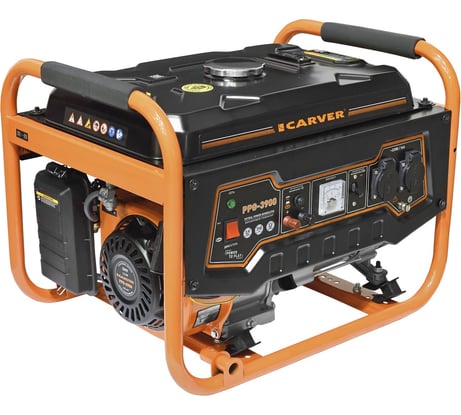 Бензиновый генератор CARVER PPG-3900 LT-170F 01.020.00007