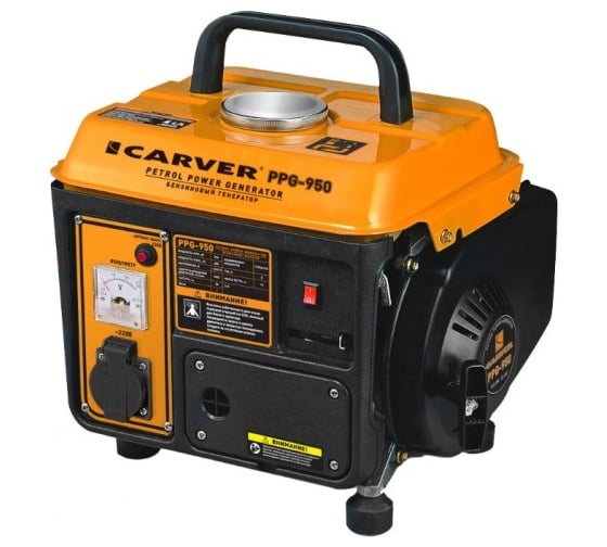 Бензиновый генератор CARVER PPG-950 01.020.00001