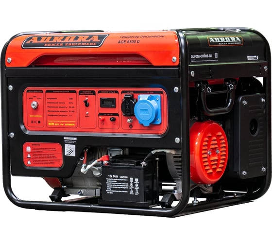 Бензиновый генератор Aurora AGE 6500 D 6773