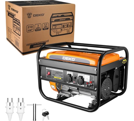 Бензиновый генератор DEKO dkeg210, 3.2 квт 065-1085