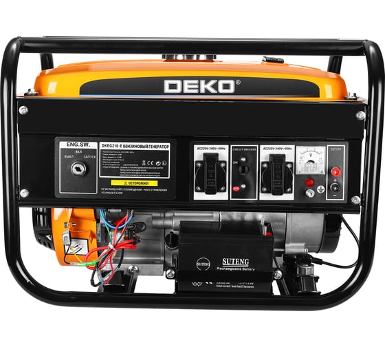 Бензиновый генератор DEKO dkeg210-e, 3.2 квт, электростартер 065-1085-1
