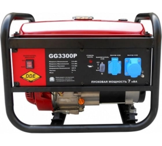 Бензиновый генератор DDE GG3300P