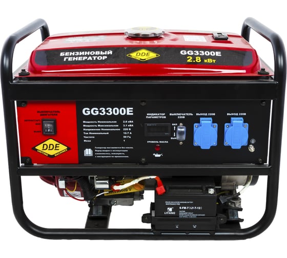 Бензиновый генератор DDE GG3300E