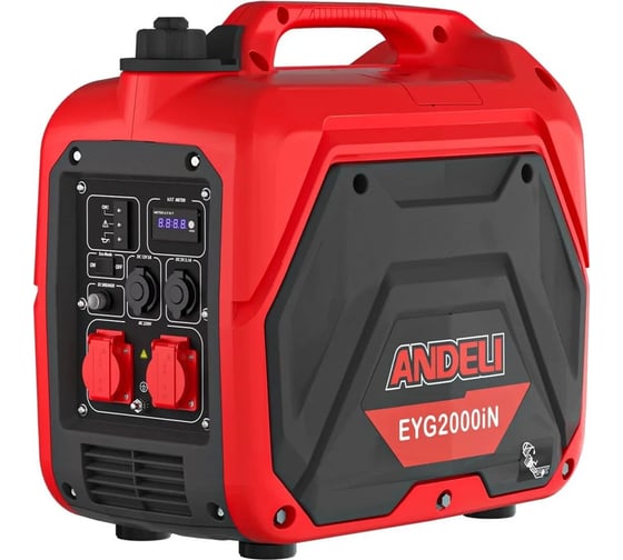 Генератор бензиновый инверторный ANDELI EYG 2000in 1800Вт артикул ADL28-001 ADL28-001A